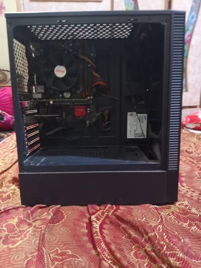 gaming PC with monitor.
