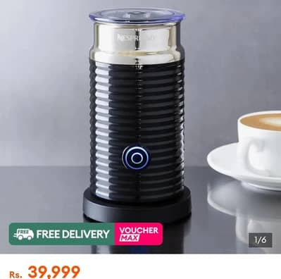 Nesspresso Aeroccino 3 almost new 60%off