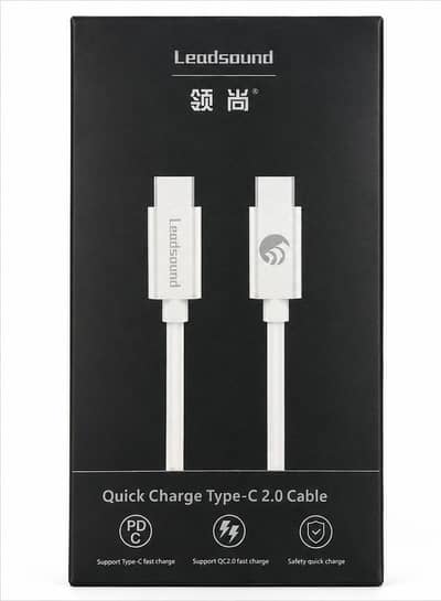 LeadSound Type-C to Type-C Fast Charging Cable | QC 2.0