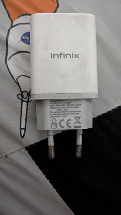 Infinix 18 watt charger