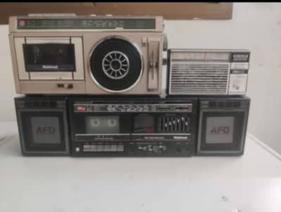National cassette player and Radio