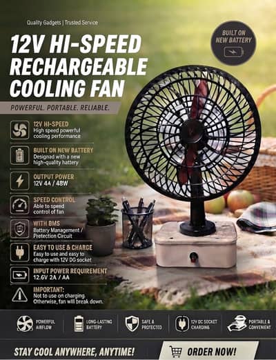 Chargeable Cooling Fan