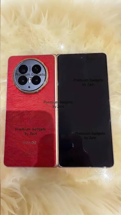 Honor Magic V6 (Red Leather) 3 Weeks Used