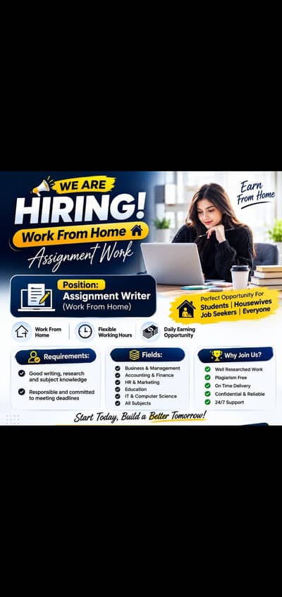 Online Jobs , Assisgment Work , Students , Freshers Jobs , Part Time