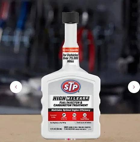 STP High Mileage Petrol Injector And Carburetor Treatment -354ML-