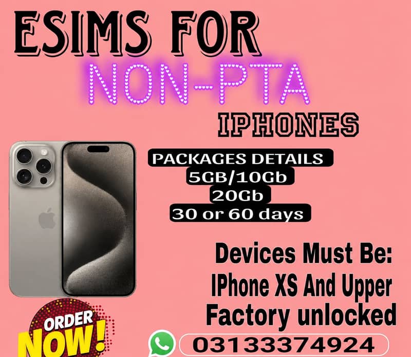 E sim for Sal 0