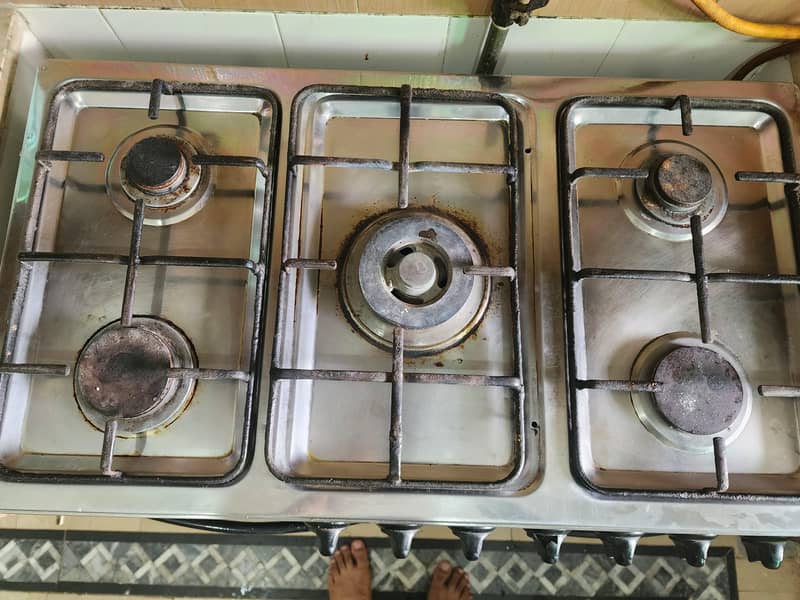 cooking range. 1