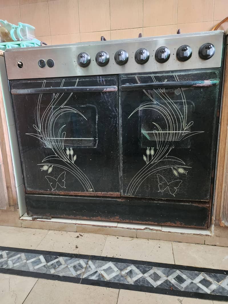 cooking range. 2