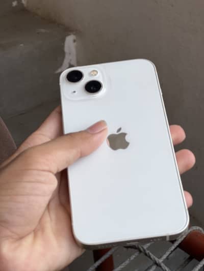iphone 13 official Dual PTA APPROVED white clour 128gb urjent sale