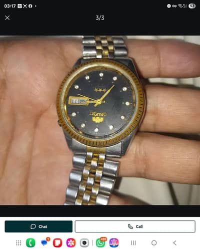 Orient three star automatic  vintage watch