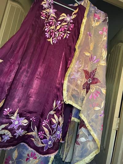 Hand-painted 3 piece Dress
