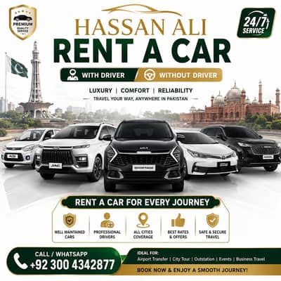 Rent A Car | Lahore Rent A Car | Self Rent A Car | Monthly Rent A Car