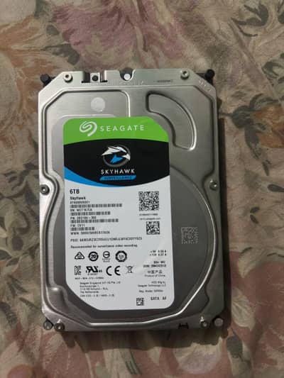 6TB hard disk 10/10