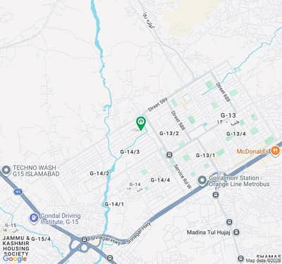 40x80 Street 108 Prime Corner Plot for Sale Sector G-14/3, Islamabad