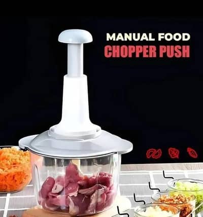 Manual Push Chopper ABS Kitchen Tool