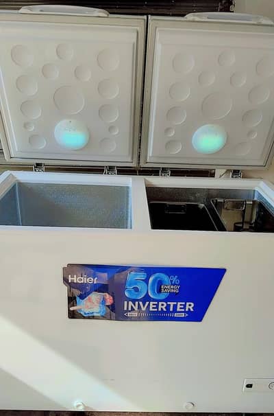 Haier HDF-385 Refrigerator & Freezer