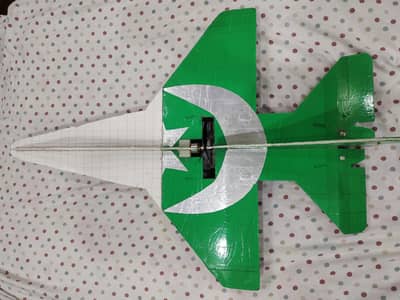 big rc plane with rc and servo motor Rs 6k