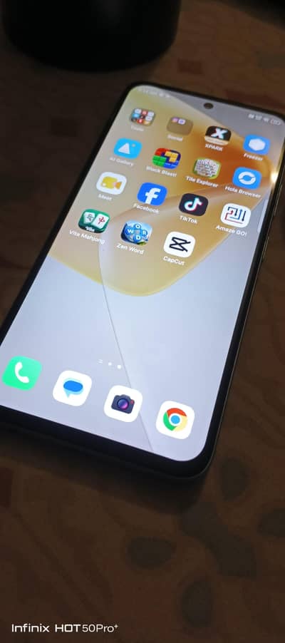 infinix hot 50 pro with box and charger