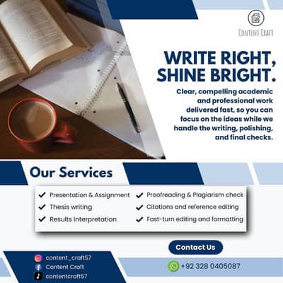 Thesis, Presentation and Assignment Writing Help