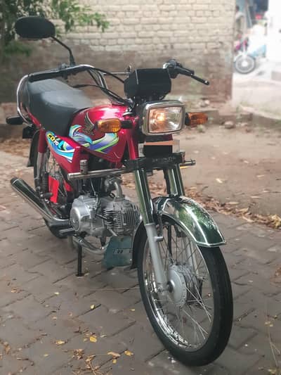 2024 modal 70cc bike look like brand new bike punjab number