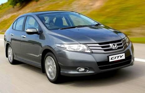 Honda city available for rent with driver