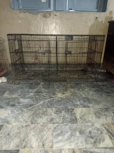cage for sale 2 portion without tray