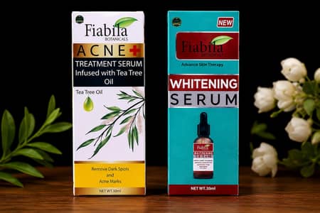 Fiabila Botanicals Acne + Whitening Serum 30ml Each | Original | COD