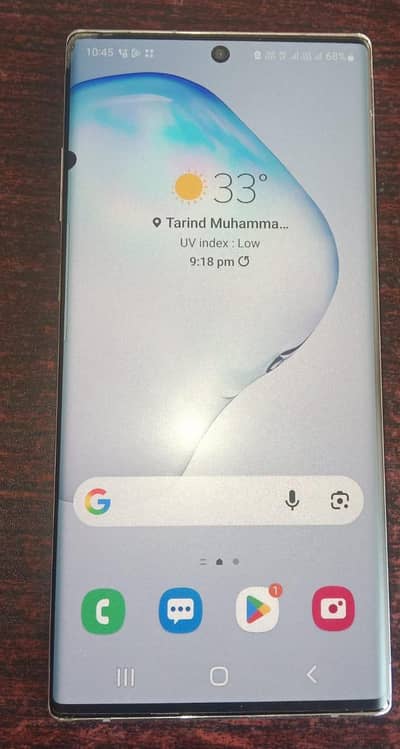 Samsung Mobile Note 10 plus. 12.256