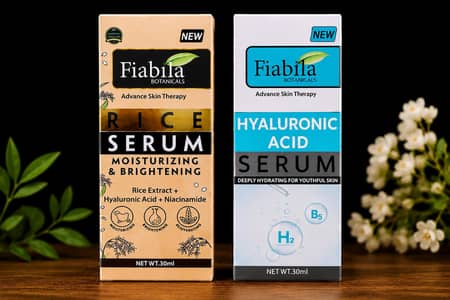 Faibila Botanicals Rice + Hyaluronic Acid serum 30 ml each |skin glow