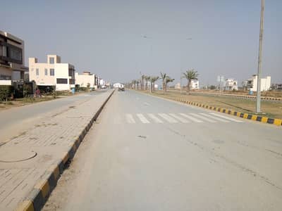 Corner Ideal Top Location 8 Marla Plot For Sale Facing 120 Feet Wide Main Road