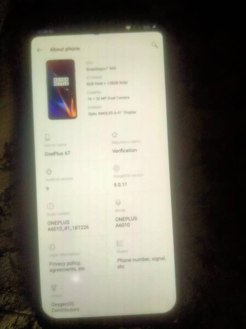 One Plus 6T 4