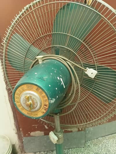 Original Amin 24 Inch Pedestal Fan – Powerful Air – 3 Speeds Working