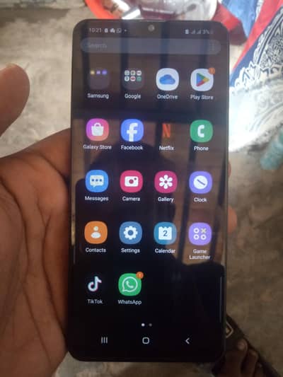 Samsung Mobile A31 4+128 all ok ha mobile ma koi fult nai