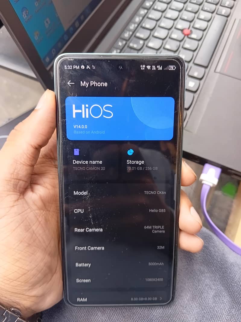 Tecno CAMON 20 6