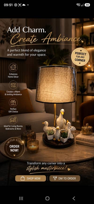beautiful lamp