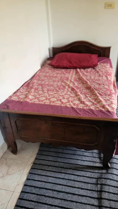 Wooden Pure  Single Bed is for Sale - Moving out sale