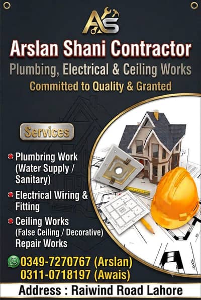 electrician and ceiling