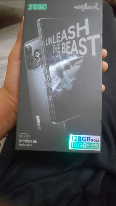 SEGO SHARK 18GP RAM 128ROM WITH BOX CHARGER