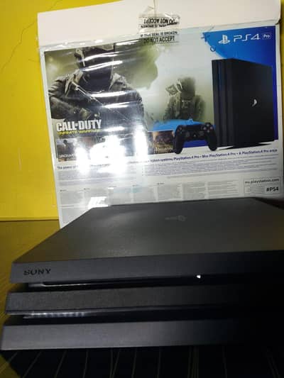 PS4 Pro One Terabyte hard Brand New for urgent sale