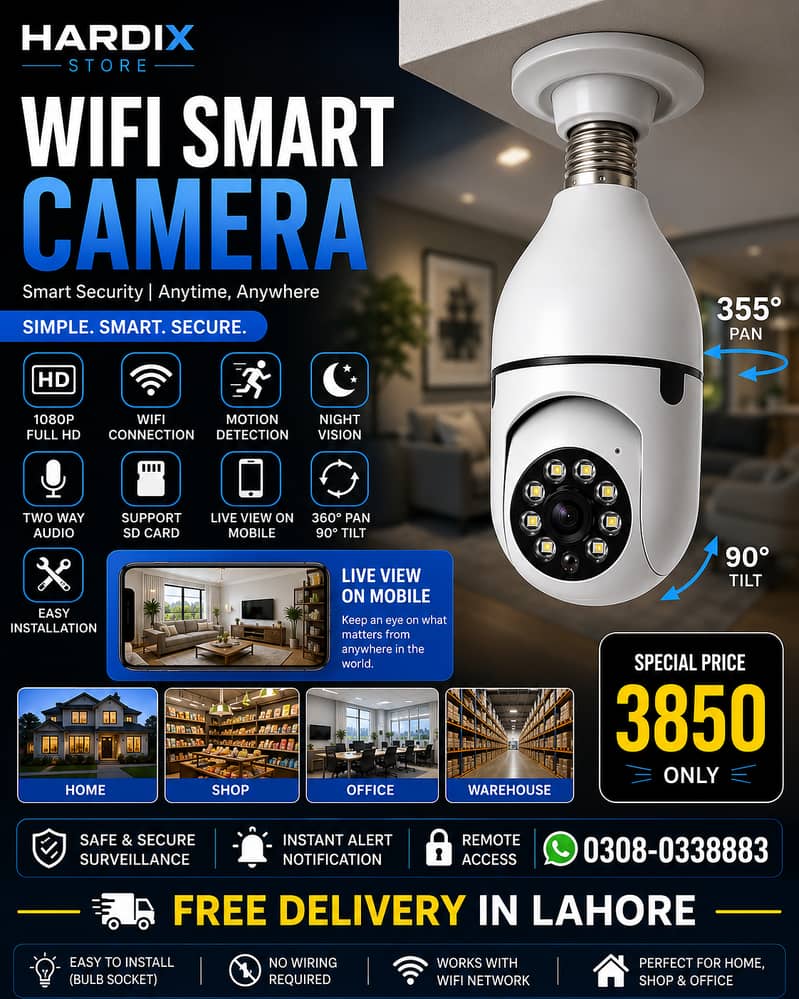SMART WIFI CCTV CAMERA 0
