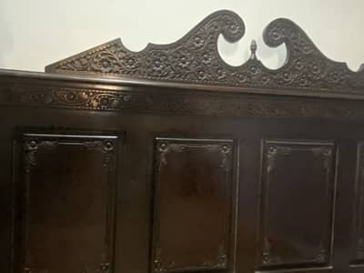 King size bed with 2 side table for sale