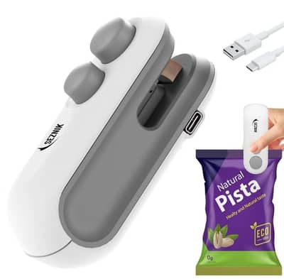 Mini Rechargeable Bag Sealing Machine - Portable USB-C Heat Sealer