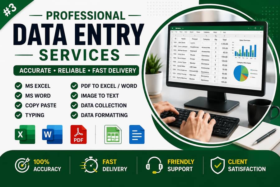 data entry, typing, copy past, data cleaning, Microsoft excel/word 2