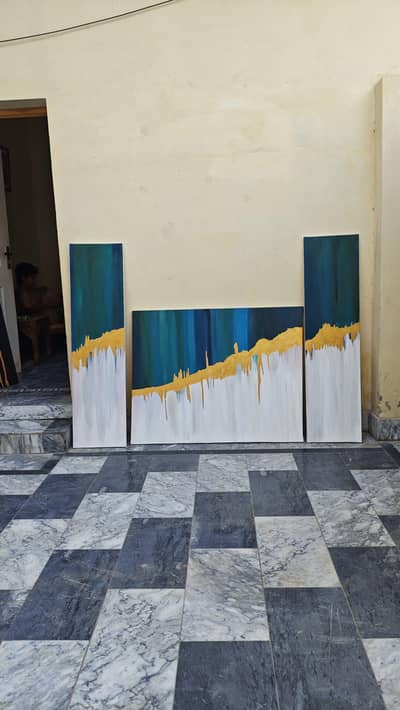surah Al mulk calligraphy painting