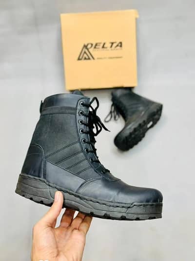 Men's synthetic leather high end qulaity boots