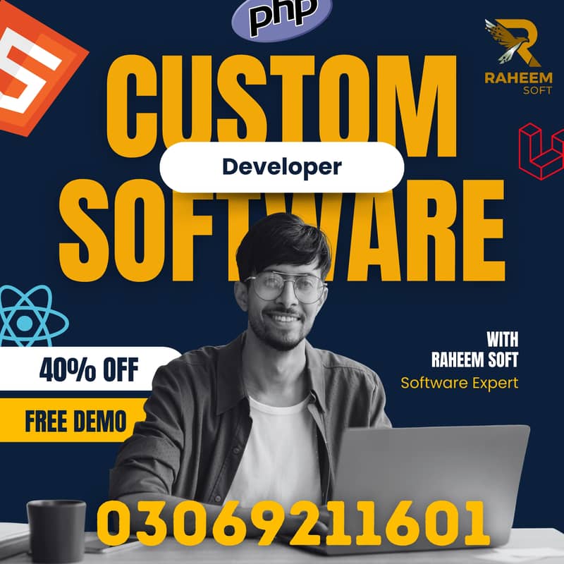 Custom Software Development, Mobile App & Website Services 0