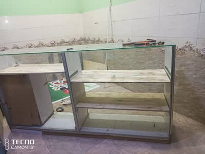 Glass Display Shop Counter with Drawers - Shop Counter