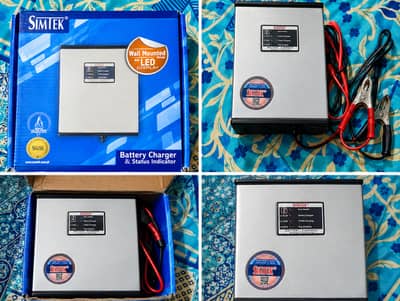 Exide N100 Battery + Simtek Automatic Charger – Used Like New