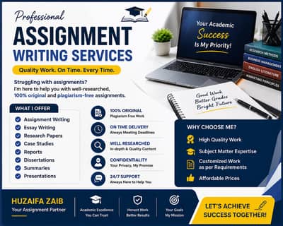  Professional Assignment Writing Services