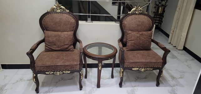 wooden chairs